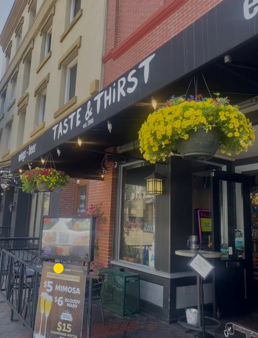 Taste & Thirst, a happy hour spot in San Diego