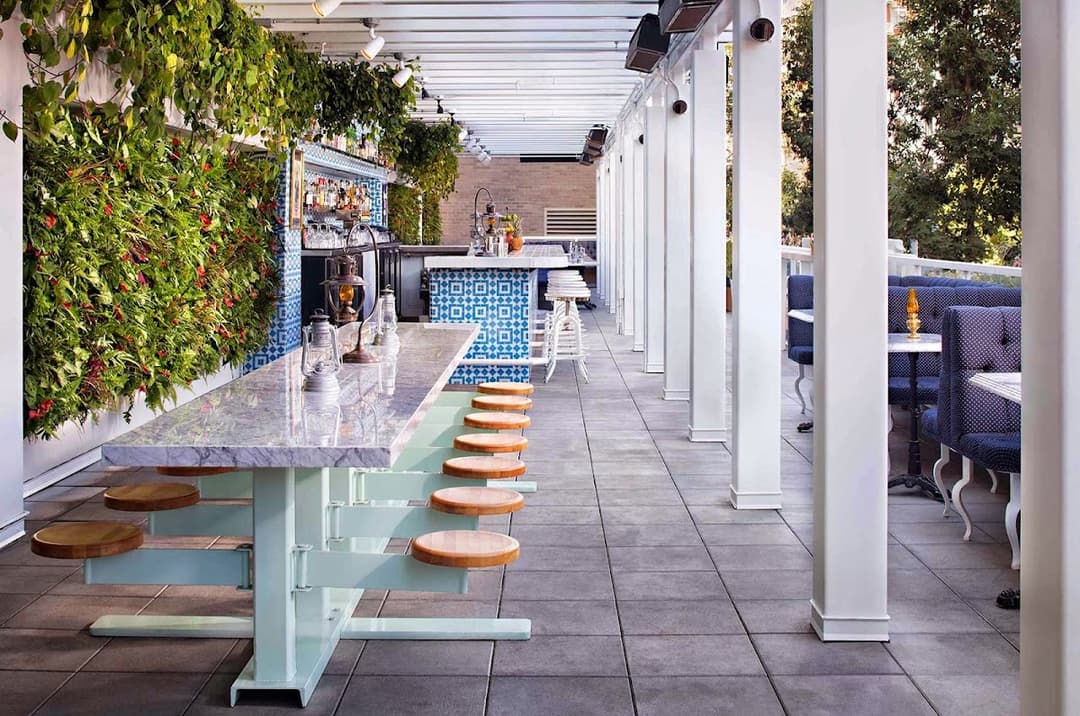 Fairweather Rooftop Bar, a happy hour spot in San Diego