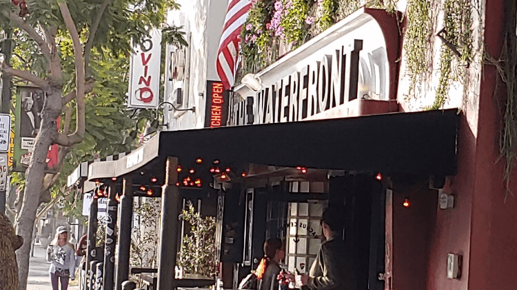 Waterfront Bar & Grill, a happy hour spot in San Diego