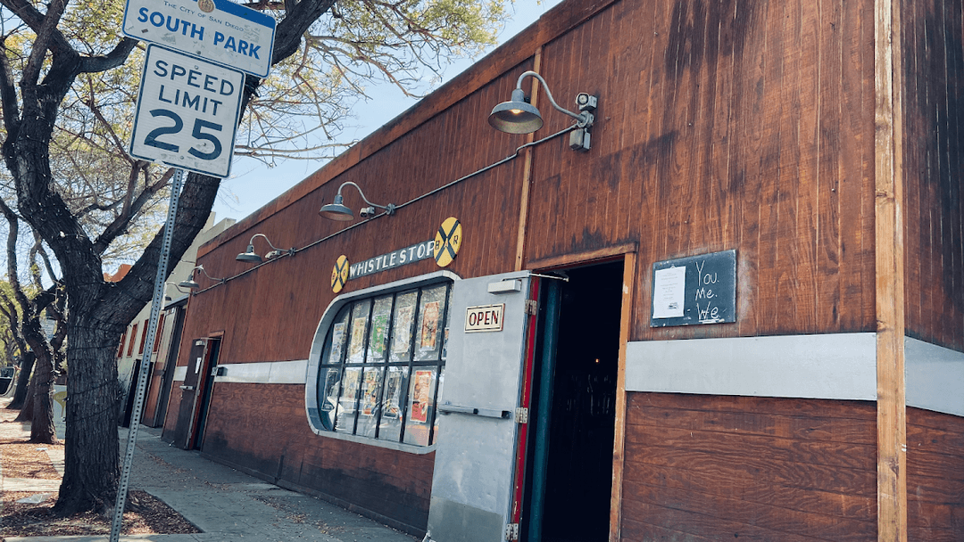Whistle Stop Bar, a happy hour spot in San Diego