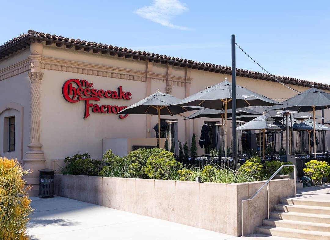 The Cheesecake Factory, a happy hour spot in San Diego