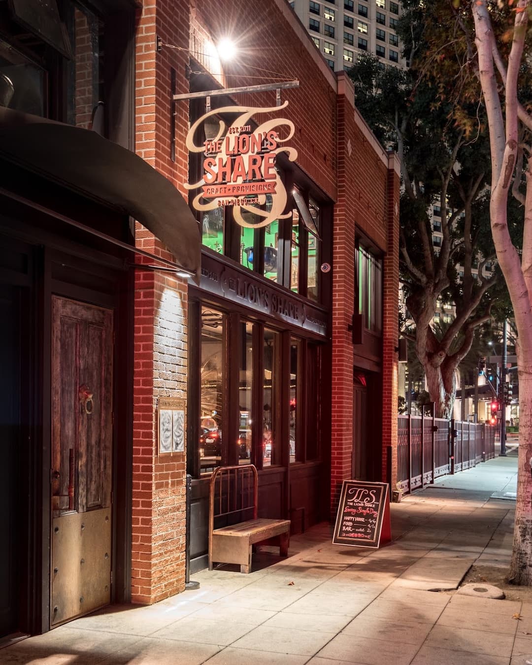 The Lion's Share, a happy hour spot in San Diego