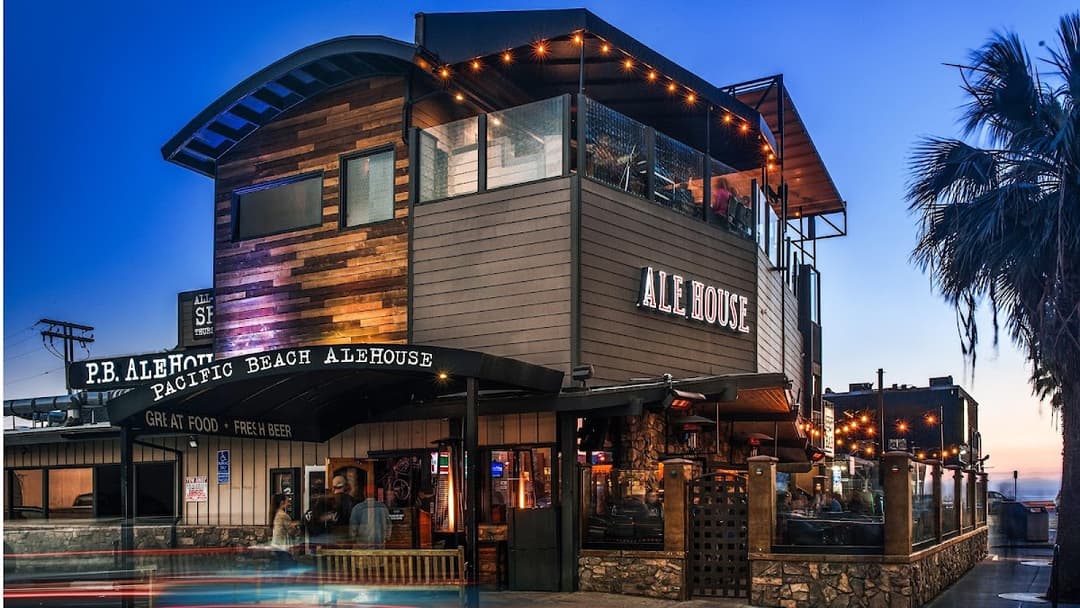 Pacific Beach AleHouse, a happy hour spot in San Diego